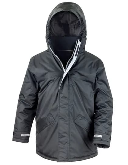Junior Channel Parka – Noir