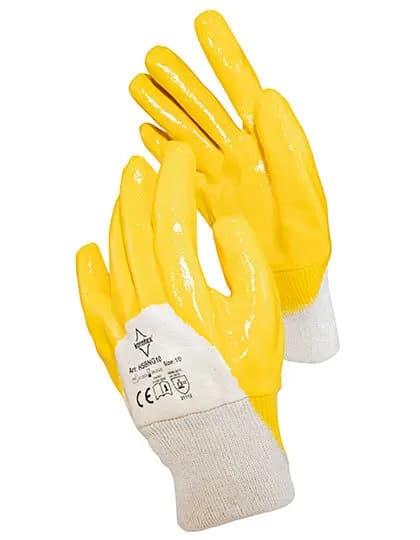 Nitrile Coated Cotton Gloves Istanbul – Gelb