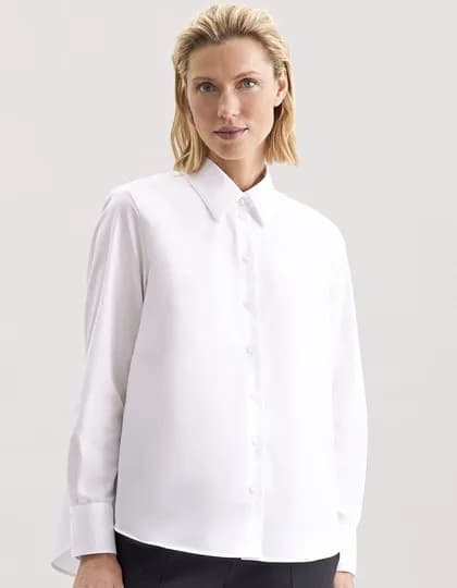 Women’s Oversize Popeline Blouse Longsleeve