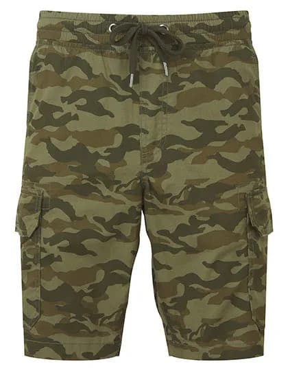 Men’s Camo Cargo Utility Shorts