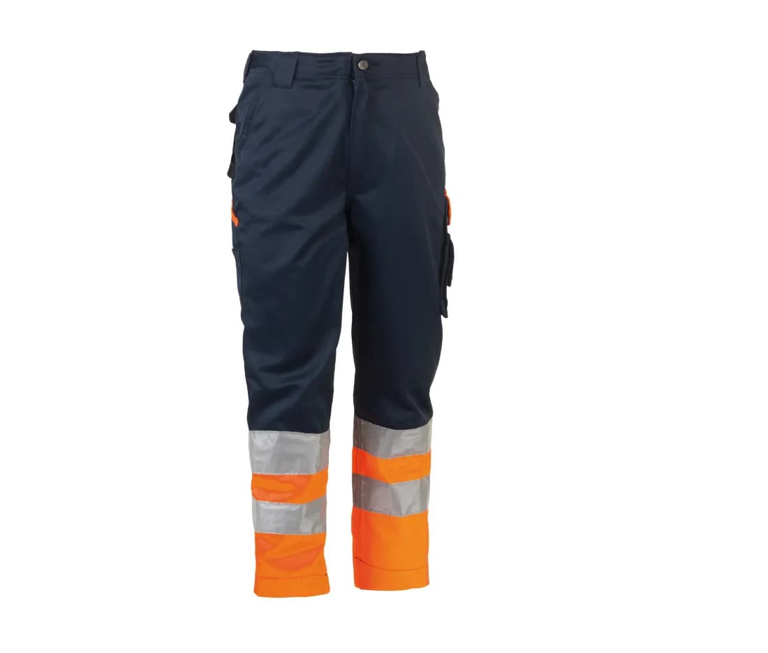 Pantalon haute visibilité avec bandes réfléchissantes