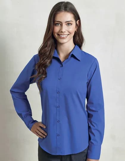 Women’s Poplin Long Sleeve Blouse