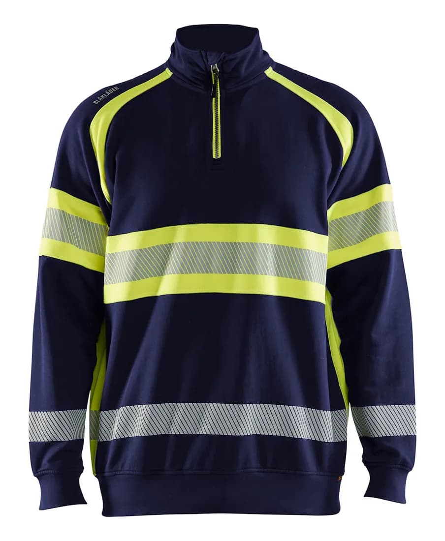 Sweat col camionneur haute-visibilité