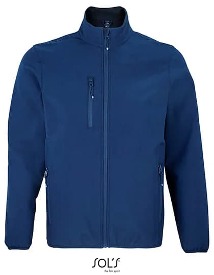 Men’s Falcon Zipped Softshell Jacket – Blau
