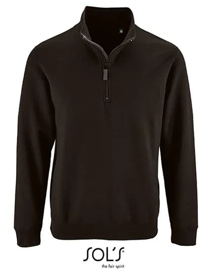 Men’s Zip High Collar Sweatshirt Stan