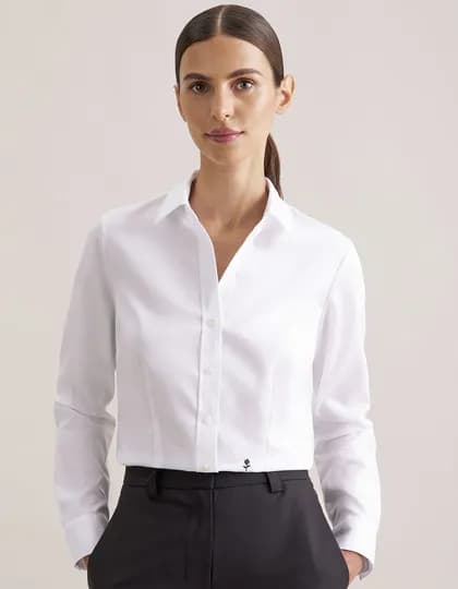 Women’s Blouse Slim Fit Fine Twill Longsleeve