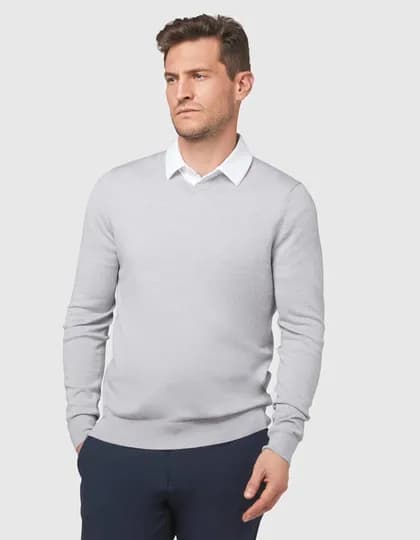 Men’s V-Neck Merino Sweater