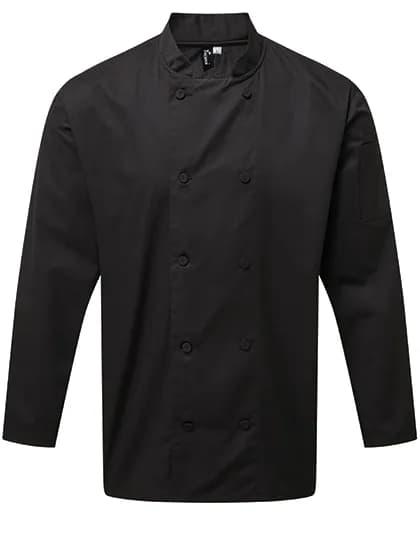 Chef’s Long Sleeve Coolchecker® Jacket – Schwarz