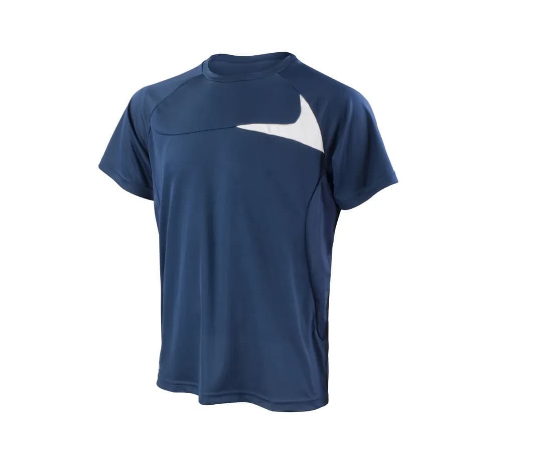 Herren Trainingsshirt «Dash» – Marine / Weiss