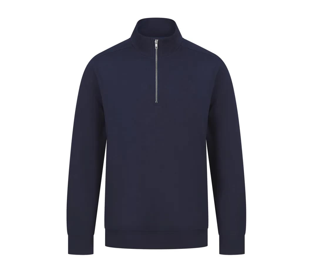 Unisex Sustainable 1/4 Zip Sweatshirt – Marine