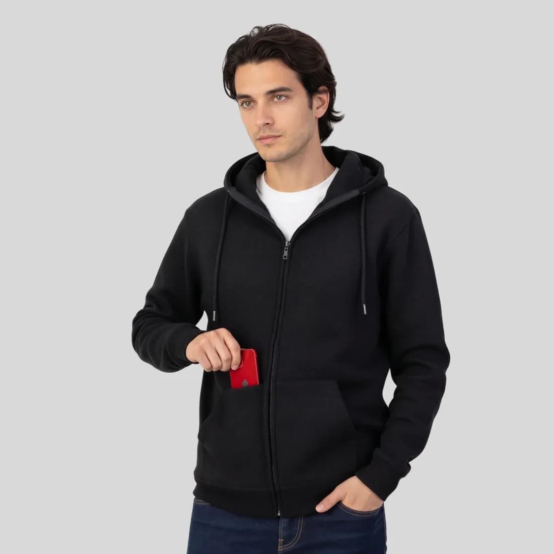 Organic Cotton Unisex Sweat Jacket