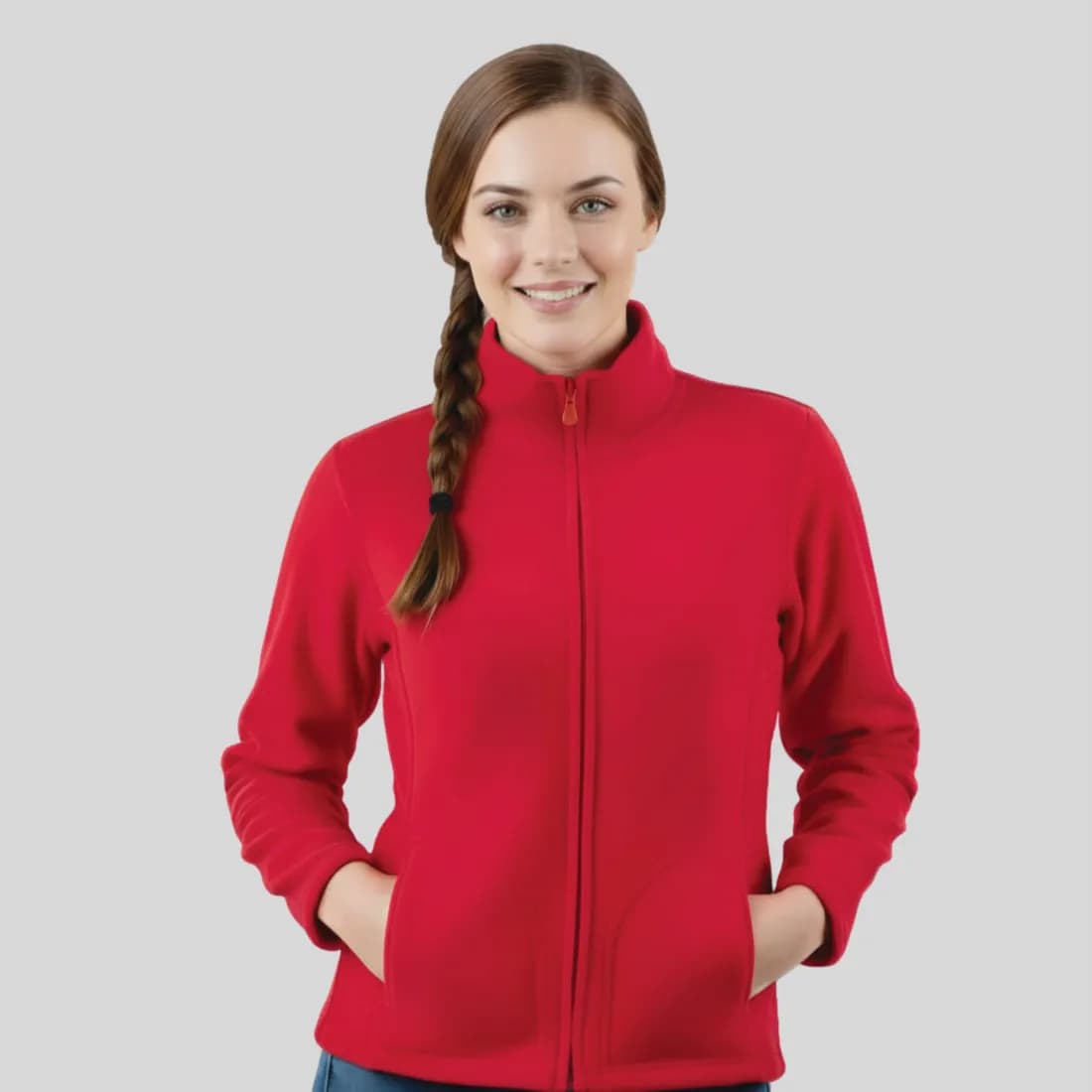Ladies Full Zip Fleece Jacket