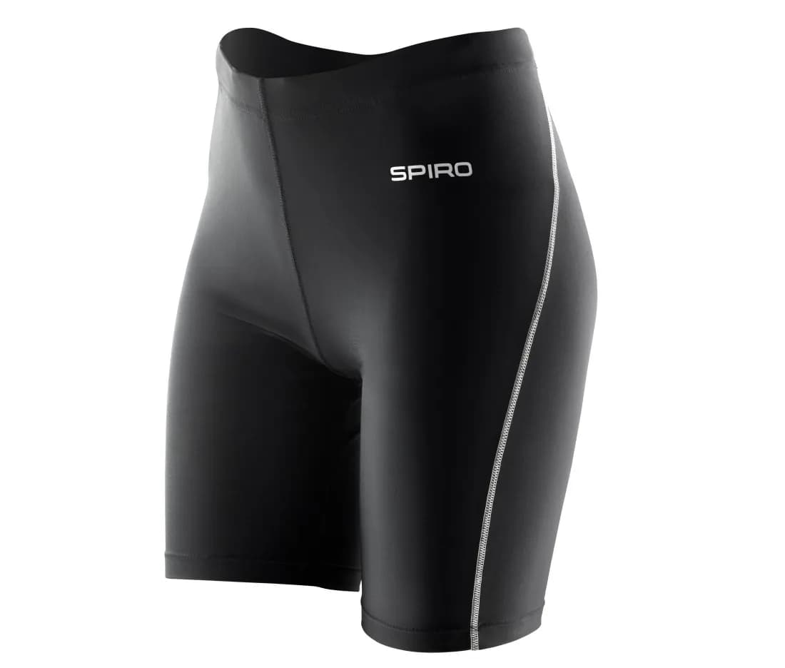 Damen Baselayer-Shorts «Bodyfit» – Schwarz