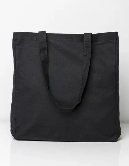 Cotton Bag Side Fold Long Handles