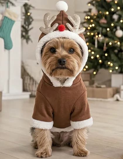 Dog Reindeer Hoodie