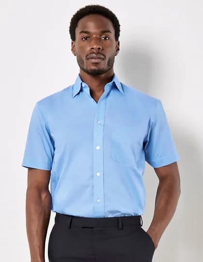 Men’s Classic Fit Business Shirt Short Sleeve