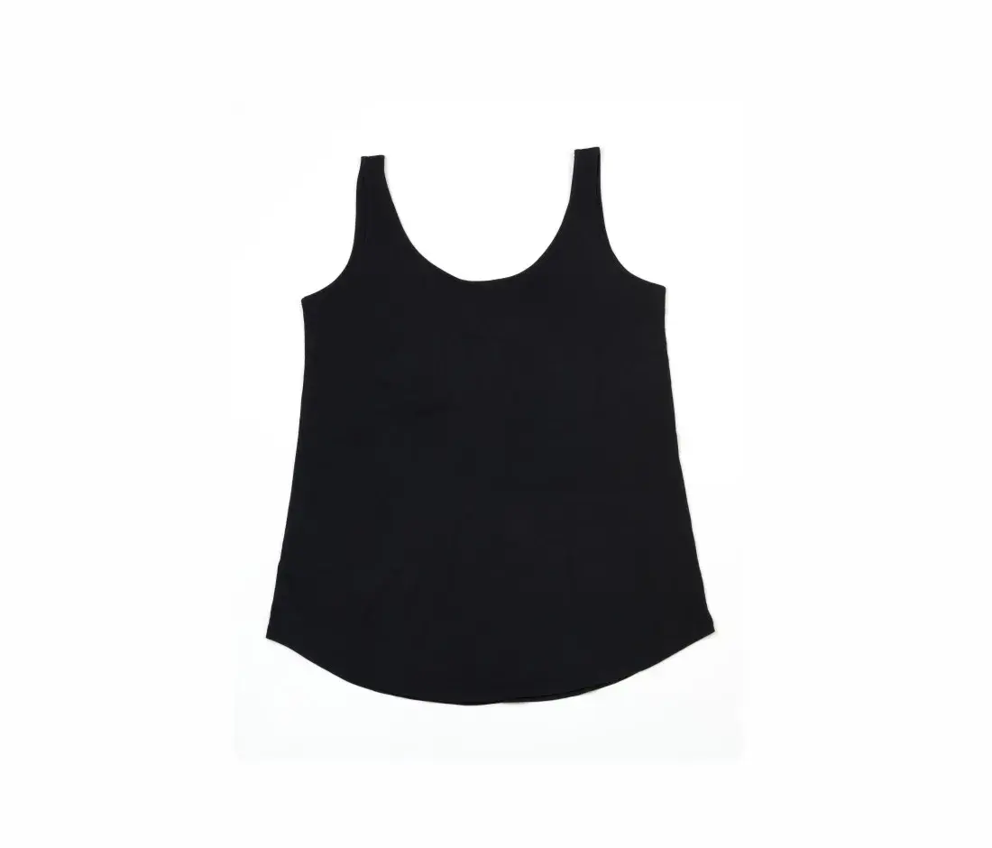 Damen weites Tanktop – Schwarz