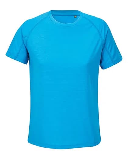 Women’s Raglan Sleeve T-Shirt Vortex – Turquoise