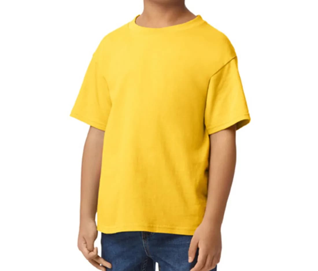 Kinder T-Shirt «Softstyle® Midweight» – Hellgelb