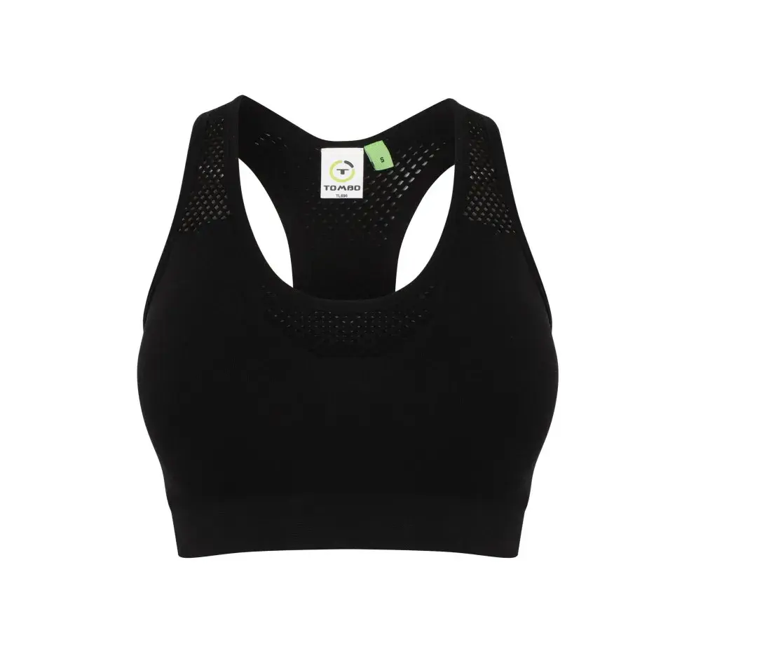 Damen nahtloses Crop-Top