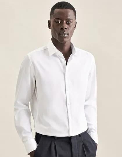 Men’s Shirt Shaped Fit Fine Twill Longsleeve