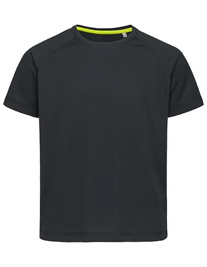 Mesh Raglan Kids – Schwarz