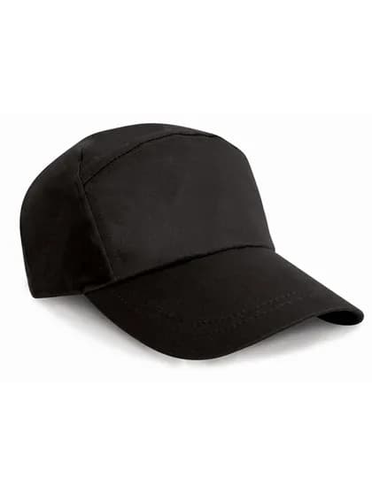 7-Panel Advertising Cap – Noir