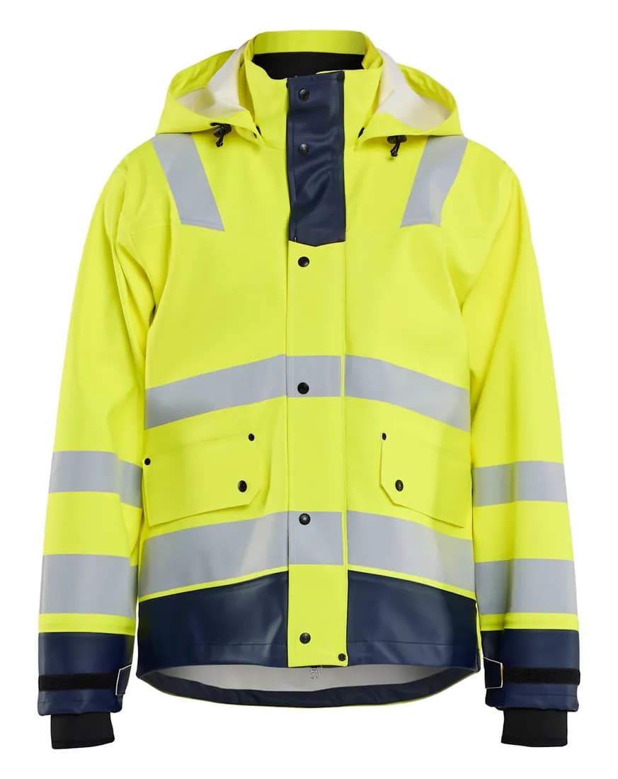Veste de pluie haute-visibilité niveau 3