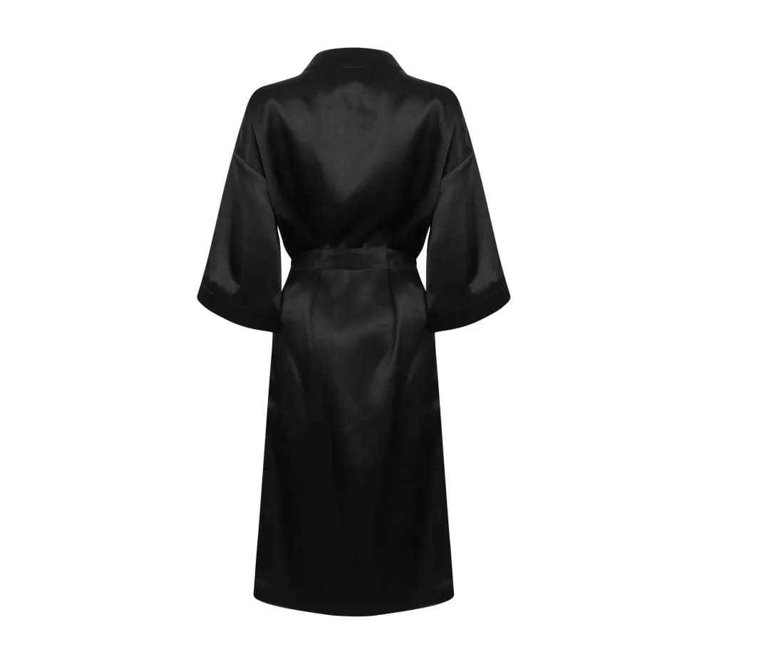 Peignoir en satin femme