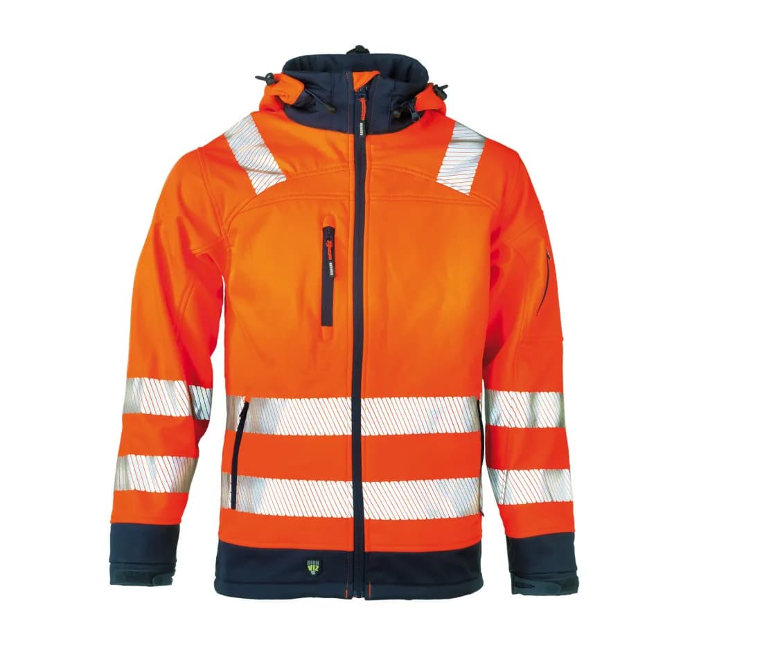 Veste softshell – Veste haute visibilité respirante, déperlante et coupe-vent