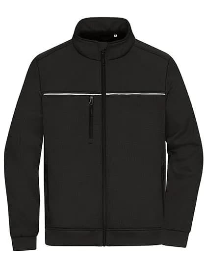 Hybrid Workwear Jacket – Carbon / Noir