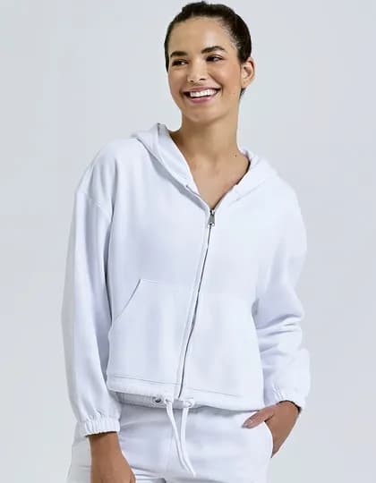 Women’s Recycled Drawstring Full-Zip Hoodie