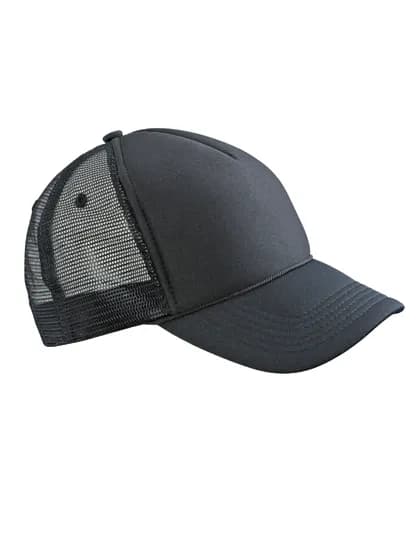 5 Panel Retro Mesh Cap – Schwarz