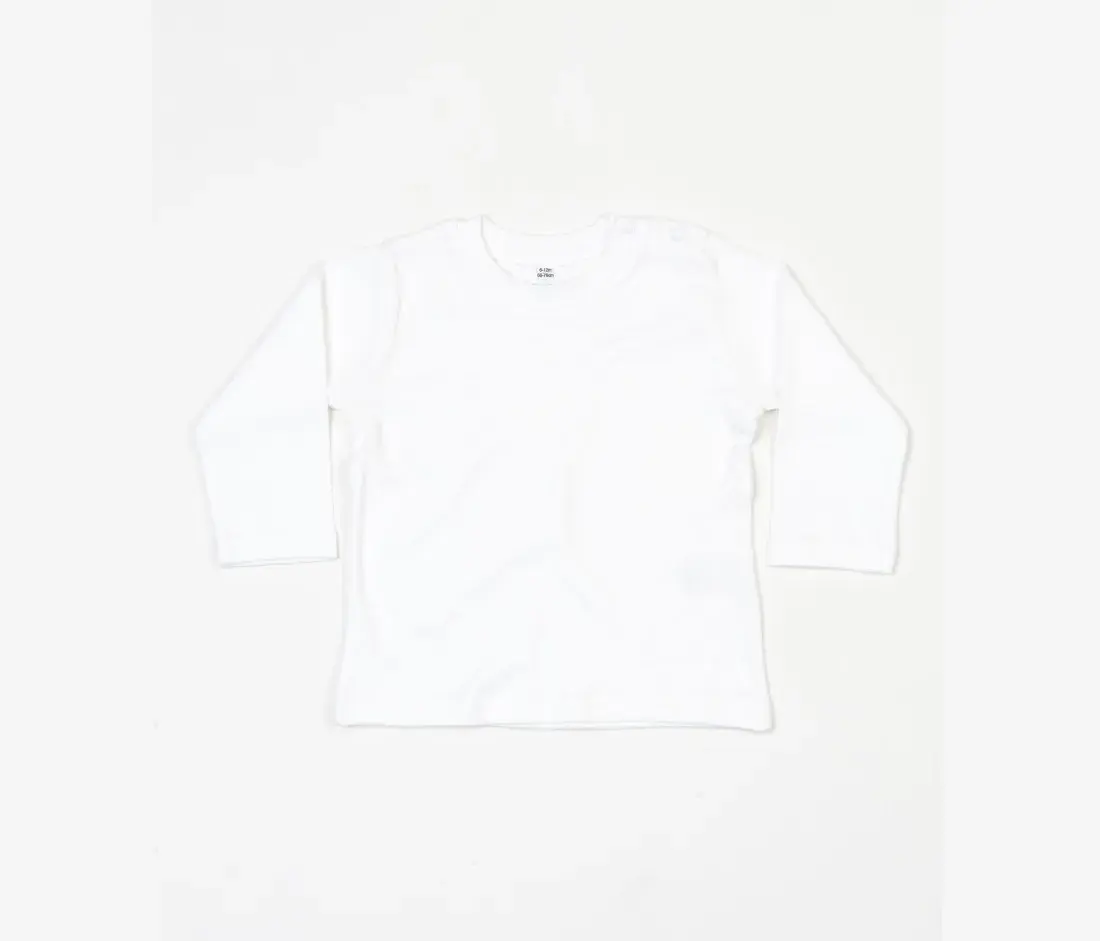 Baby Long Sleeve T – Blanc