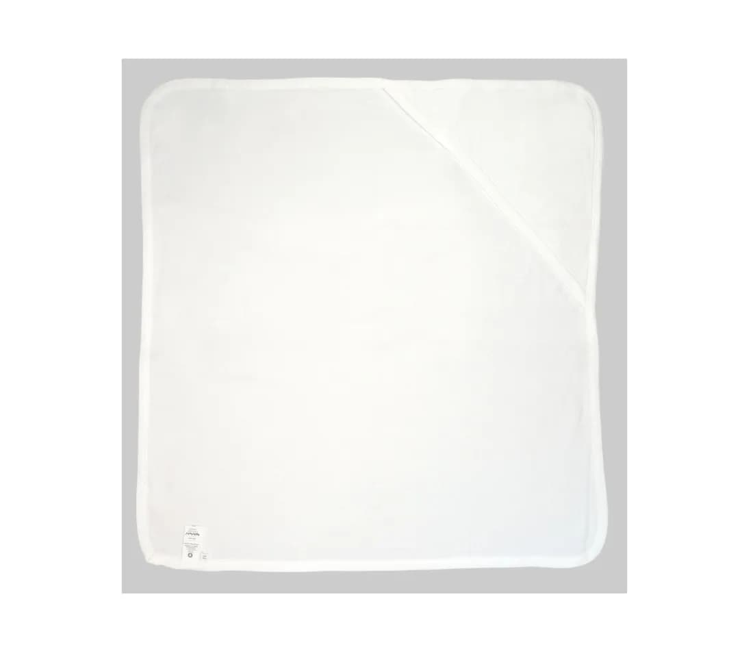 Couverture à capuche bébé – Blanc