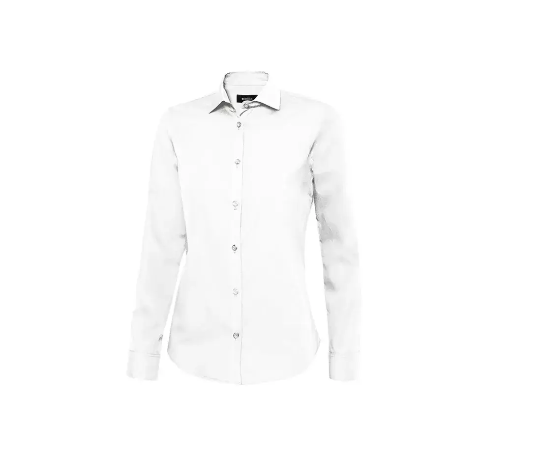 Damen Langarmbluse – Weiss