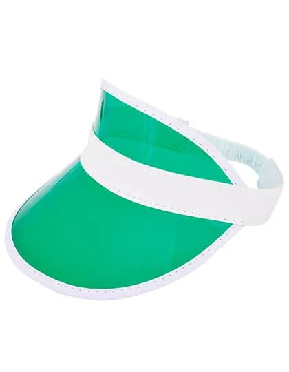 Sunvisor PVC – Weiss / Grün
