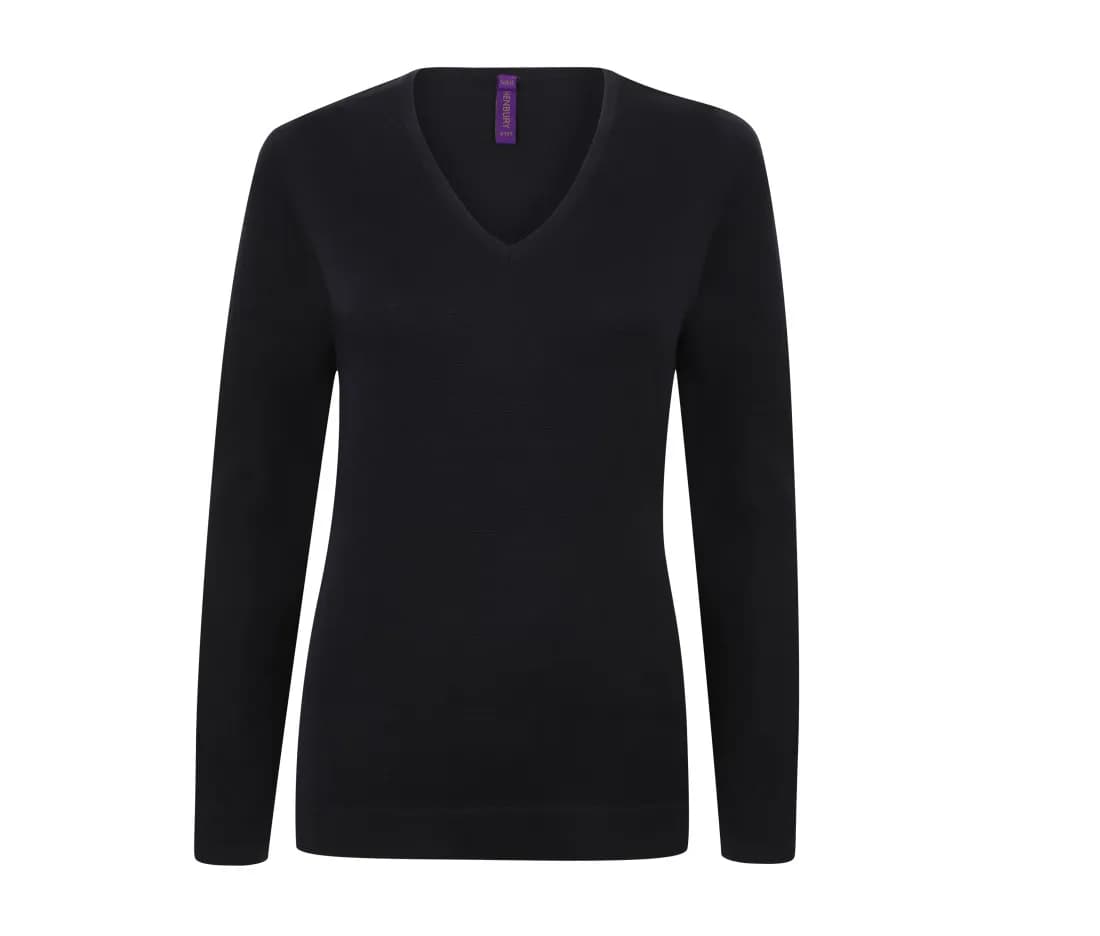 Pull col V femme – Marine
