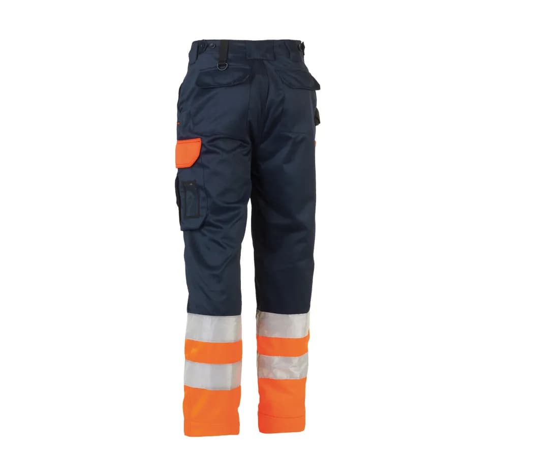 Pantalon haute visibilité avec bandes réfléchissantes