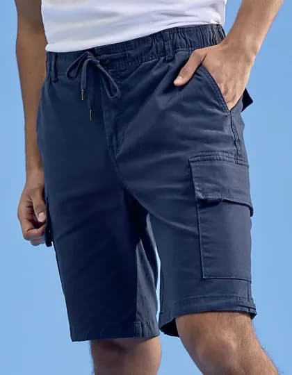 Men’s Drawstring Cargo Utility Shorts