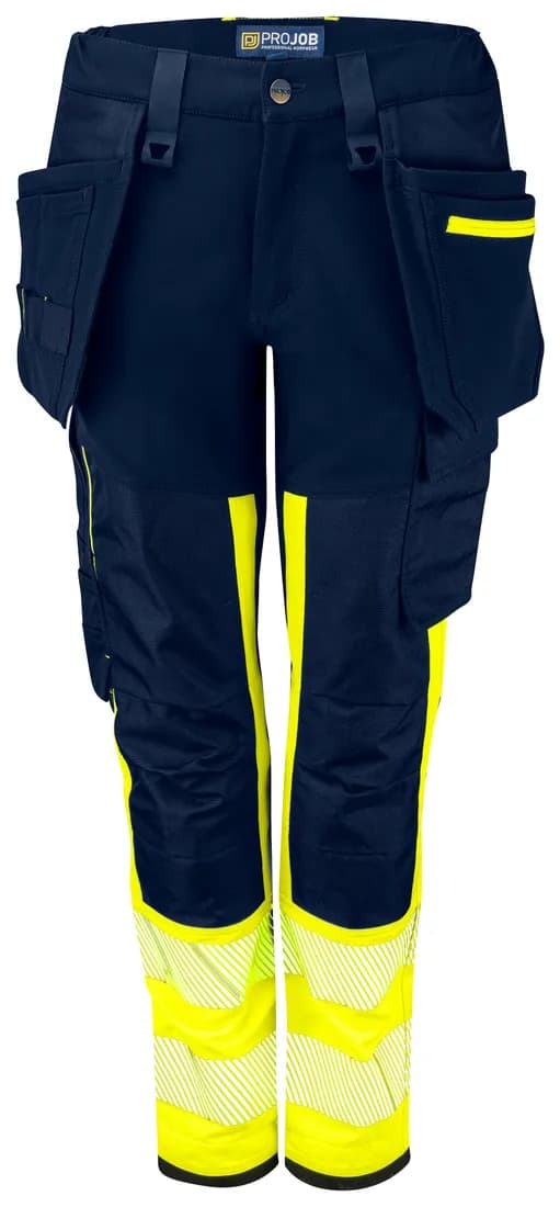 6543 Damen Bundhose mit Hängentaschenen ISO 20471 Klasse 1