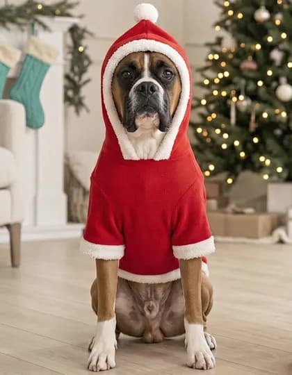 Dog Santa Hoodie