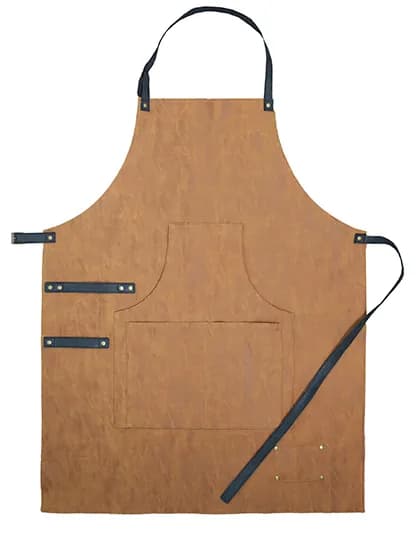 Apron PU – Braun / Anthrazit