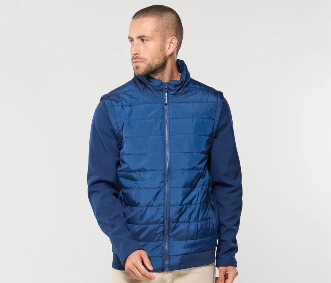 PEN DUICK LIBERTY – Gepolsterte Jacke mit abnehmbaren Ärmeln & Softshell-Details
