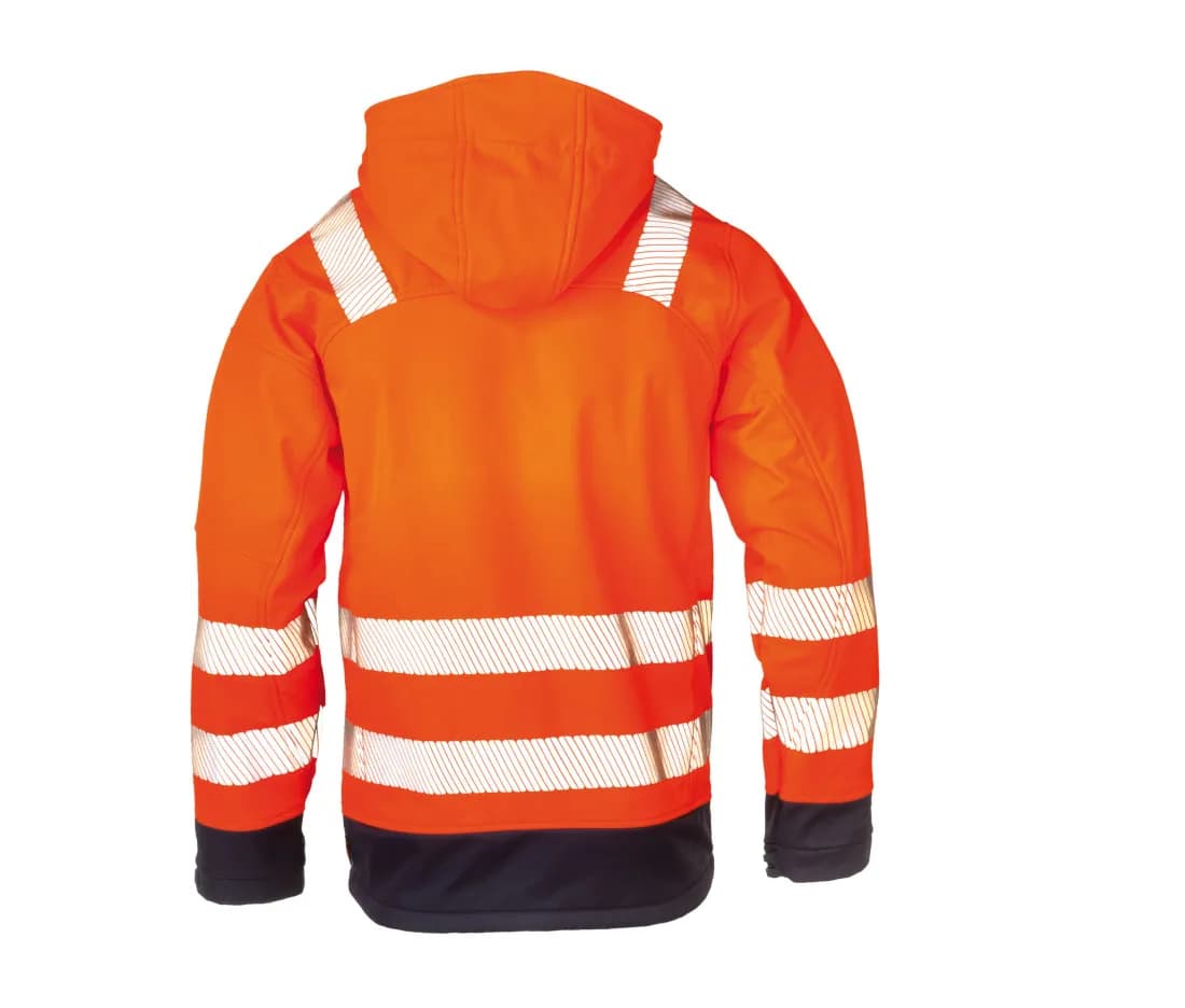 Veste softshell – Veste haute visibilité respirante, déperlante et coupe-vent