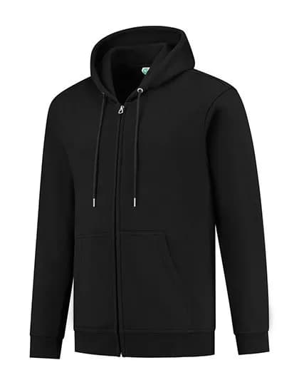 Unisex Full Zip Hooded Jacket – Schwarz