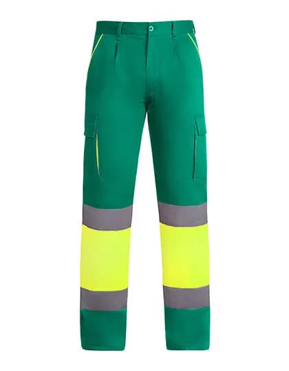 Trousers Enix – Grün / Gelb