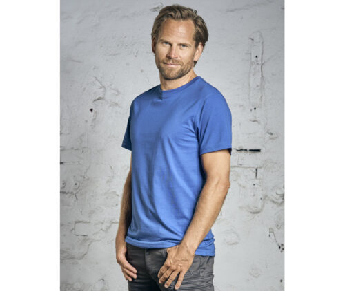 PROMODORO Herren T‑Shirt – Vortex® Mischgewebe, fusselfrei, EX3077