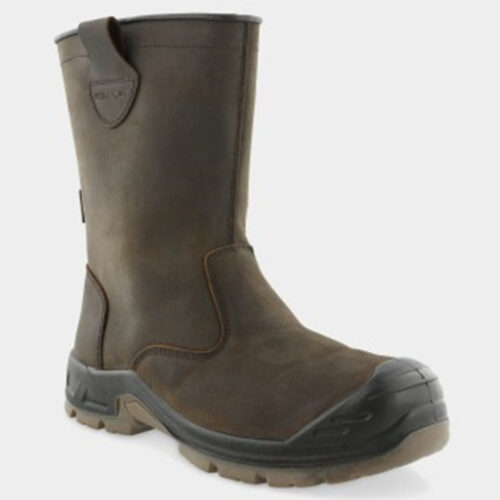 ICARUS - Sicherheitsstiefel – Wasserdicht, Vollnarbenleder, Metallfrei