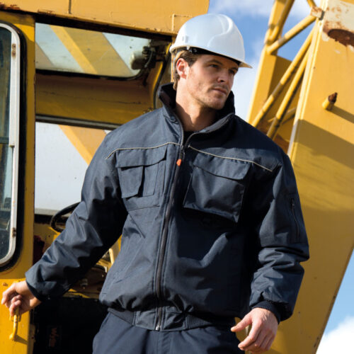 SABRE PILOT JACKET – Gefütterte Arbeitsjacke mit verschweißten Nähten | RESULT